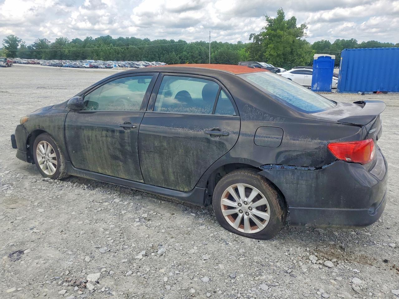 2010 Toyota Corolla S Black vin: 2T1BU4EE4AC501327