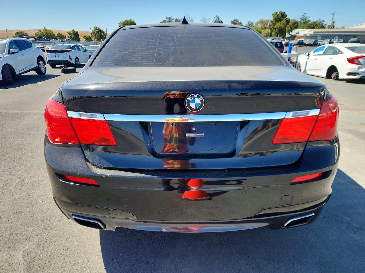 2011 Bmw 750 Li Черный vin: WBAKB8C55BCY65473