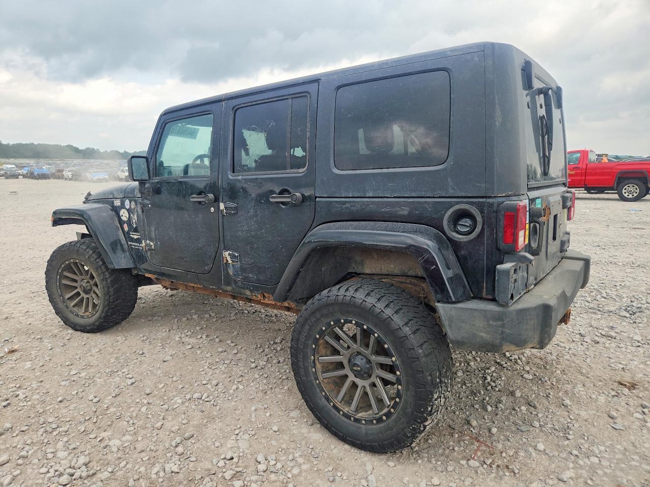 2007 Jeep Wrangler Sahara Black vin: 1J4GA59107L185853