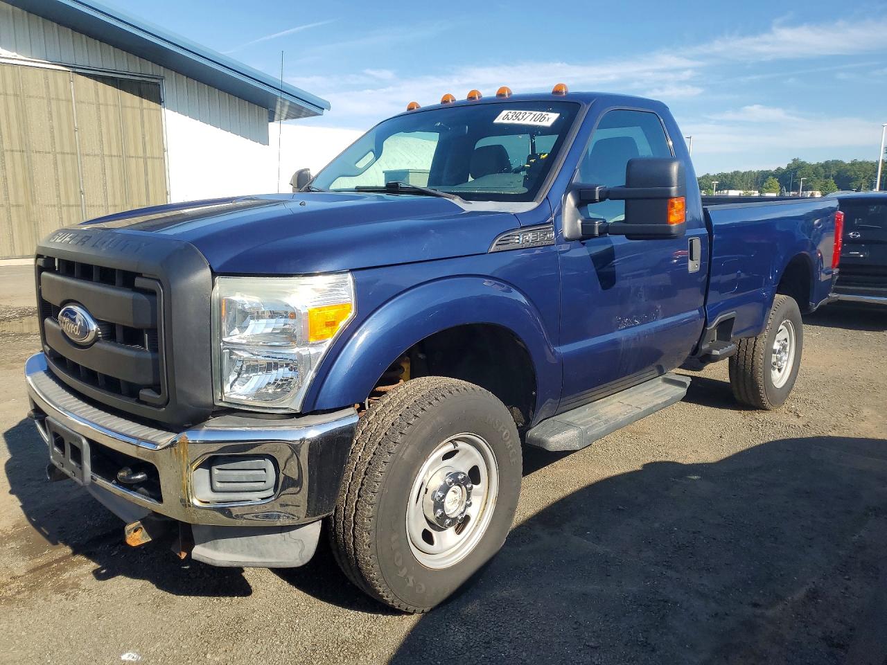2012 Ford F350 Super Duty Blue vin: 1FTBF3B67CEA22076