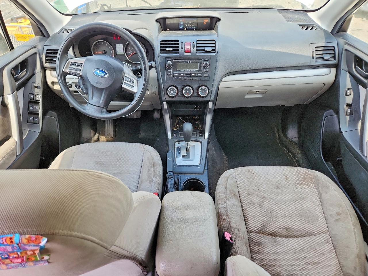 2014 Subaru Forester 2.5i Premium White vin: JF2SJAEC6EH523936
