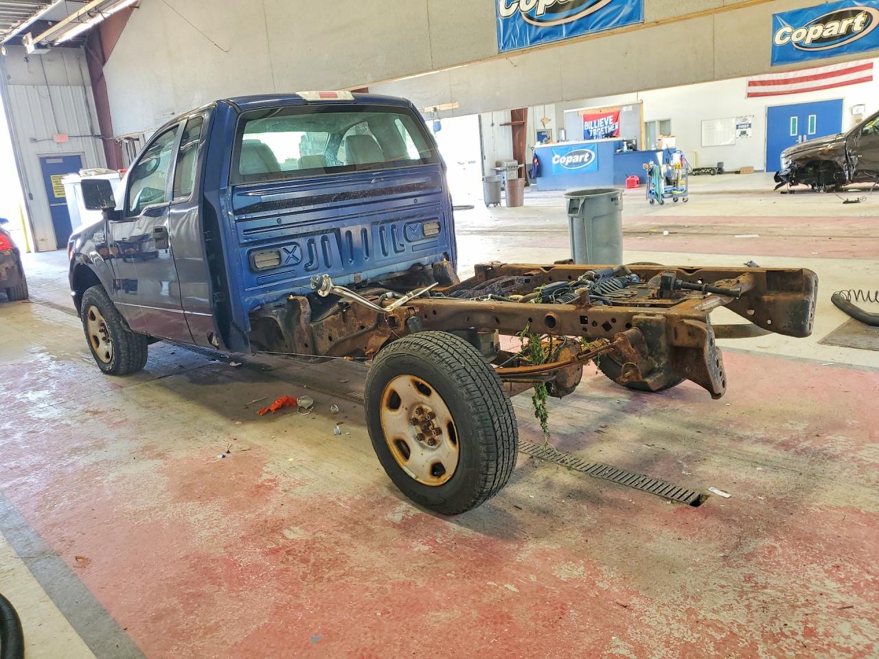 2008 Ford F150 Blue vin: 1FTRF14WX8KC46676