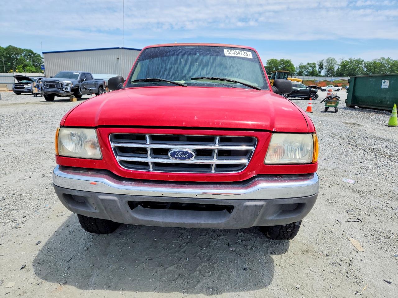 2002 Ford Ranger Super Cab Red vin: 1FTYR14U62PB00271