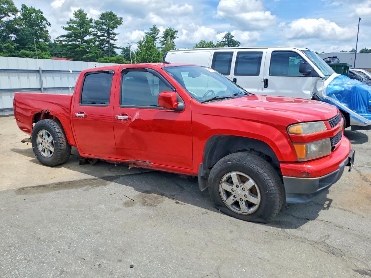 2011 Chevrolet Colorado Lt Красный vin: 1GCHTCFE1B8119517