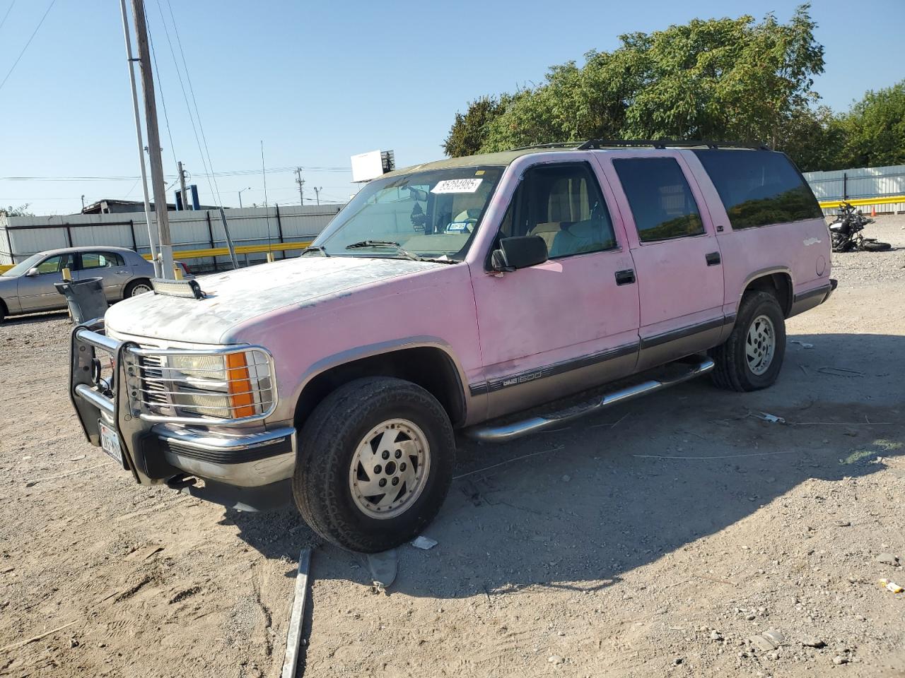1993 Gmc Suburban K1500 Pink vin: 1GDFK16K8PJ758624