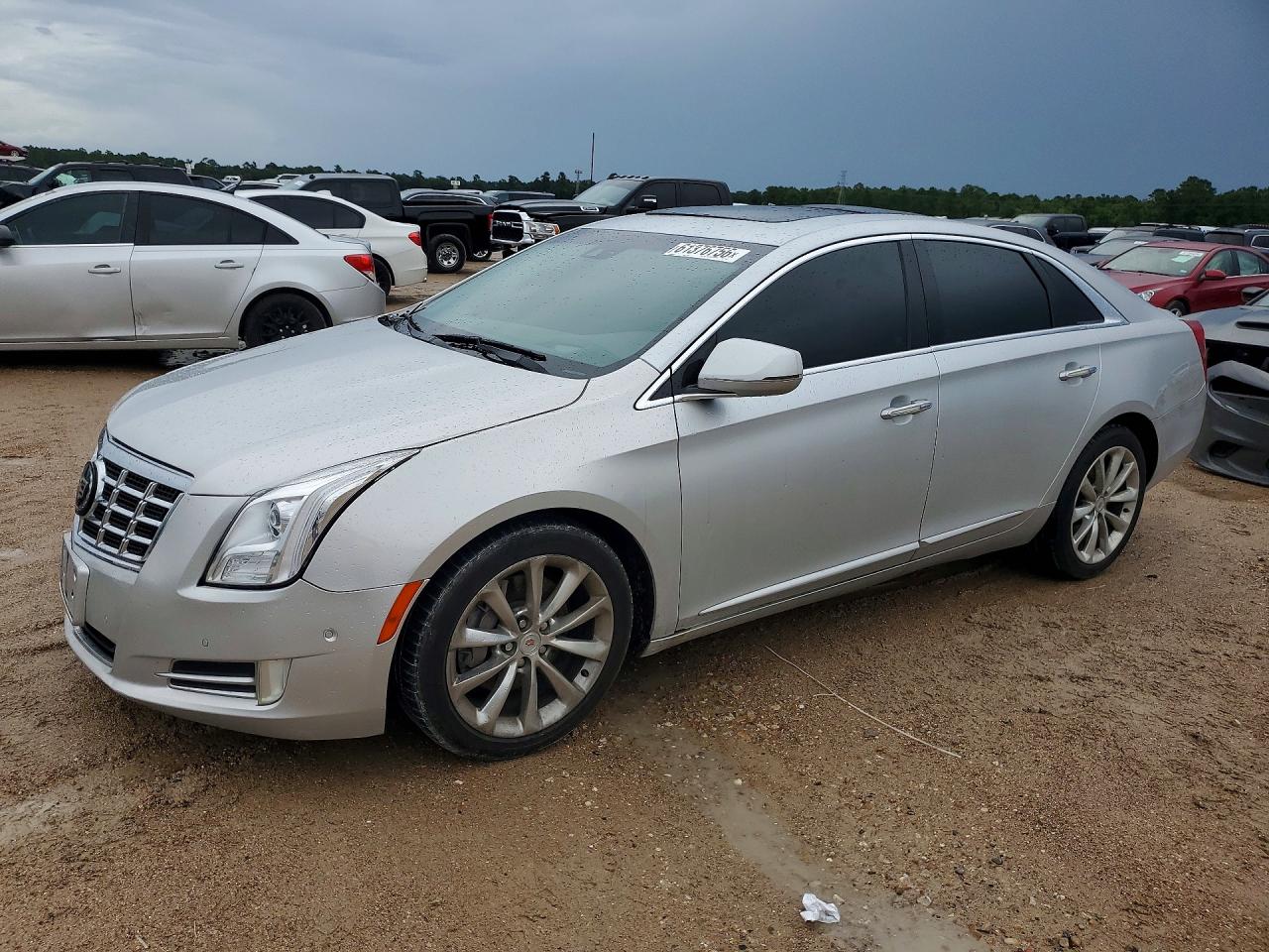 2013 Cadillac Xts Premium Collection Silver vin: 2G61S5S34D9112768
