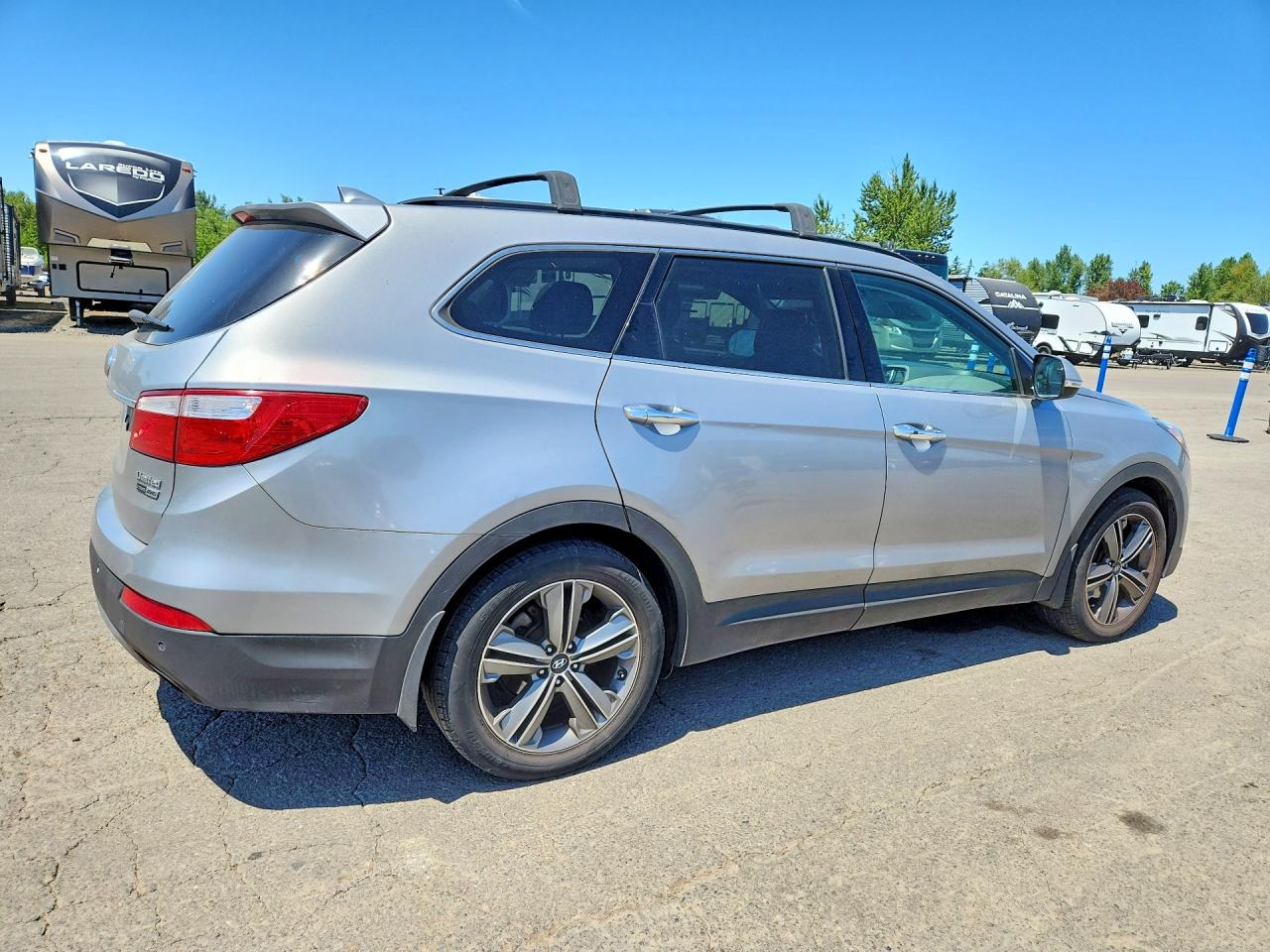 2015 Hyundai Santa Fe Gls Серебряный vin: KM8SRDHF6FU125192