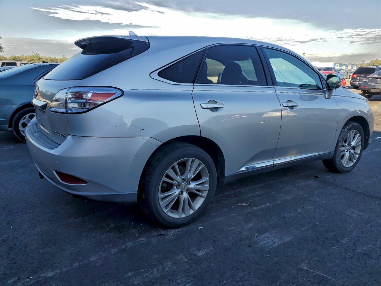 2010 Lexus Rx 450h Silver vin: JTJZB1BA9A2000269