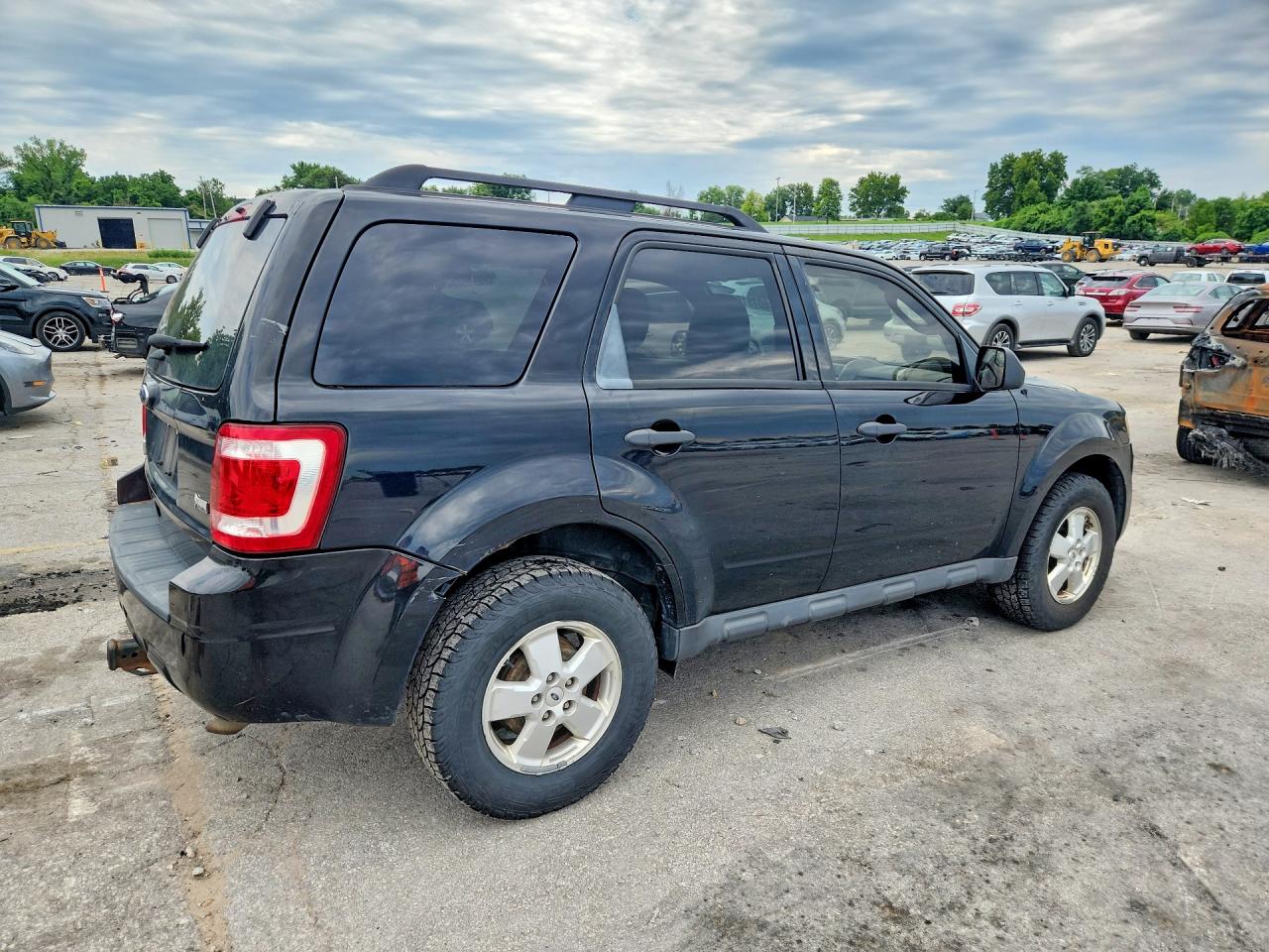 2012 Ford Escape Xlt Black vin: 1FMCU9DG5CKC55454