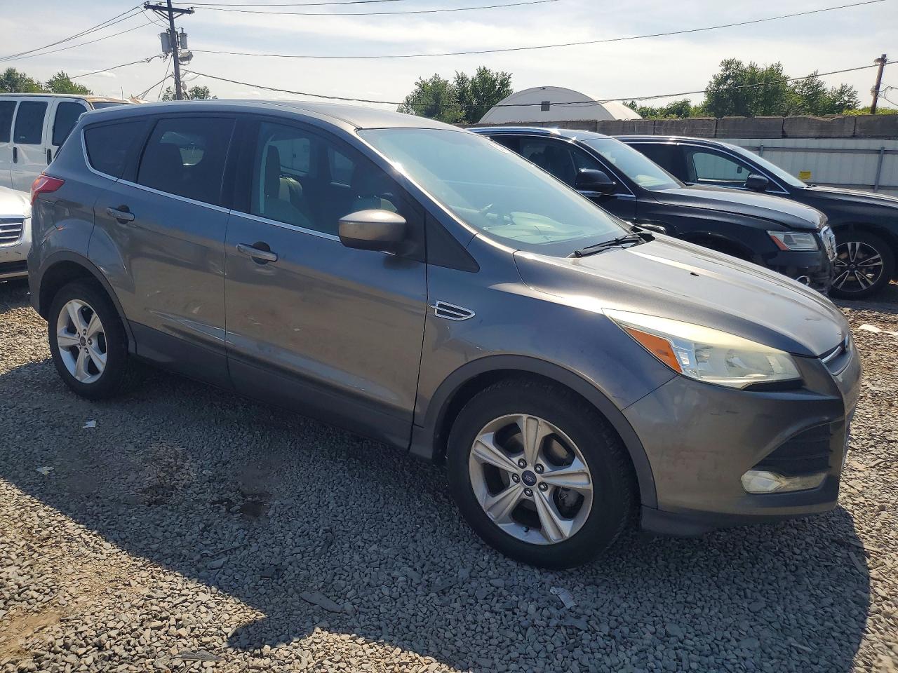 2014 Ford Escape Se Gray vin: 1FMCU0GX0EUC48474