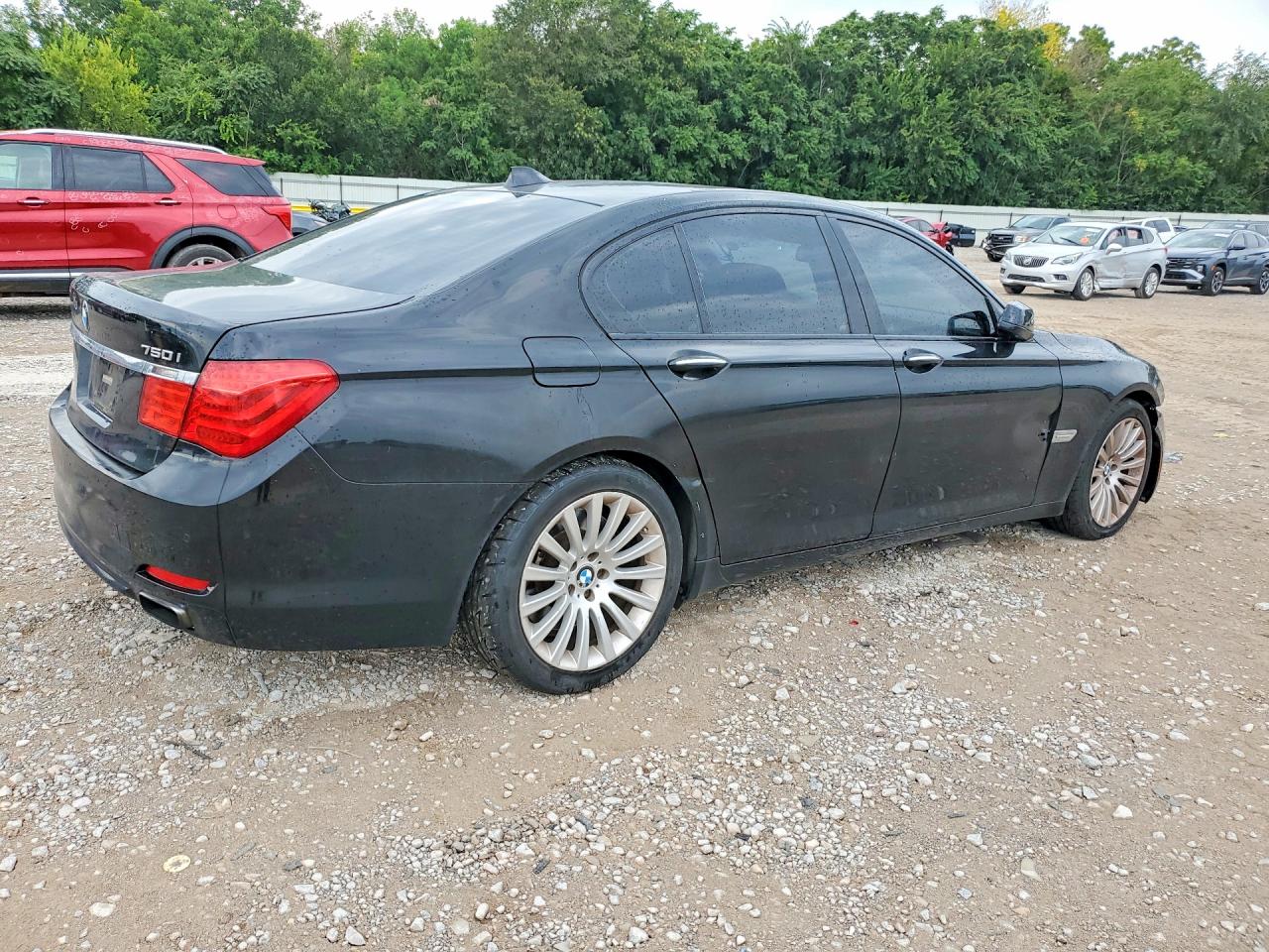 2009 Bmw 750 I Black vin: WBAKA83509CY33950