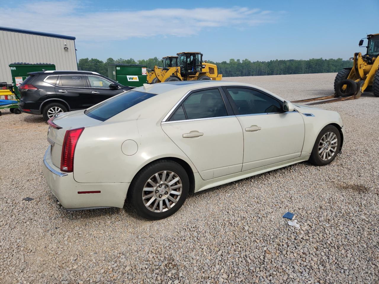 2010 Cadillac Cts Luxury Collection Cream vin: 1G6DF5EG9A0112223