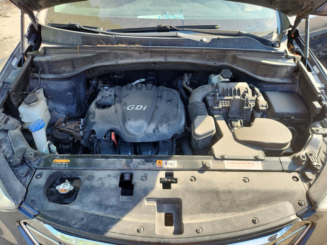 2013 Hyundai Santa Fe Sport 2.4l Gray vin: 5XYZU3LB9DG096737