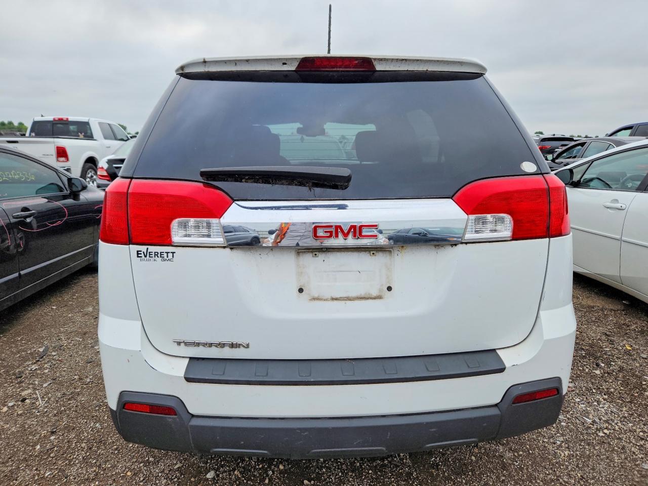 2015 Gmc Terrain Sle White vin: 2GKALMEK1F6254463