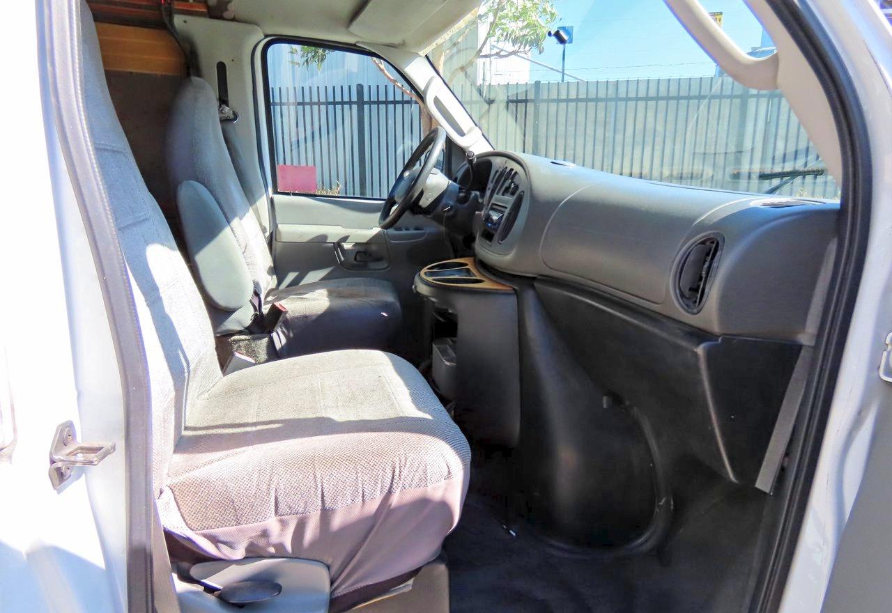 2008 Ford Econoline E350 Super Duty Van White vin: 1FTSS34S78DB38607
