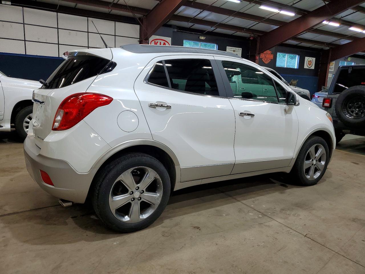 2014 Buick Encore White vin: KL4CJCSB7EB782099