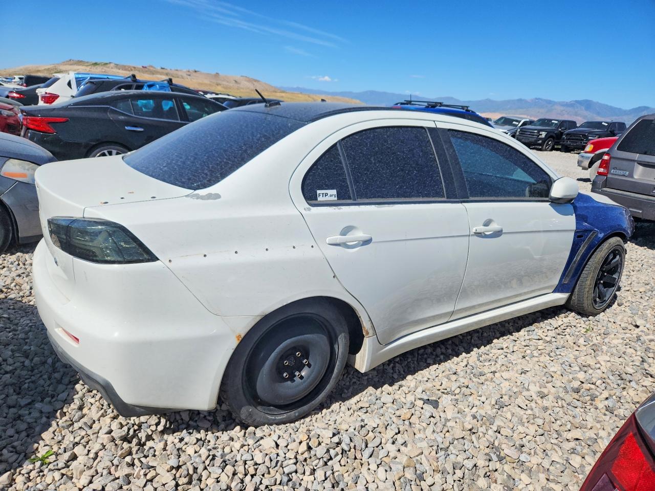 2008 Mitsubishi Lancer Evolution Gsr White vin: JA3AW86V18U049621