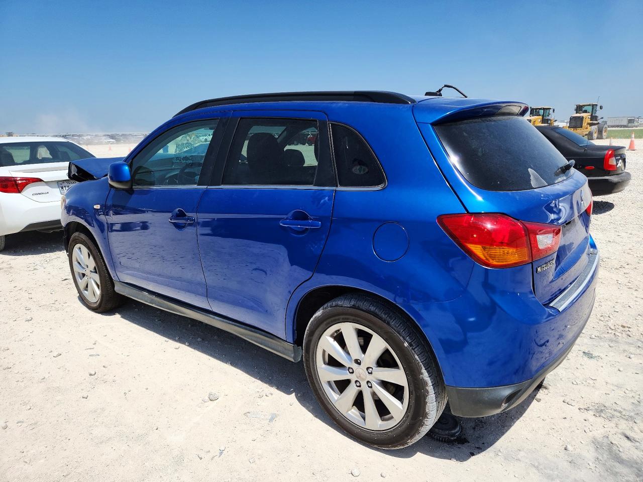 2015 Mitsubishi Outlander Sport Se Blue vin: 4A4AP4AU9FE034211