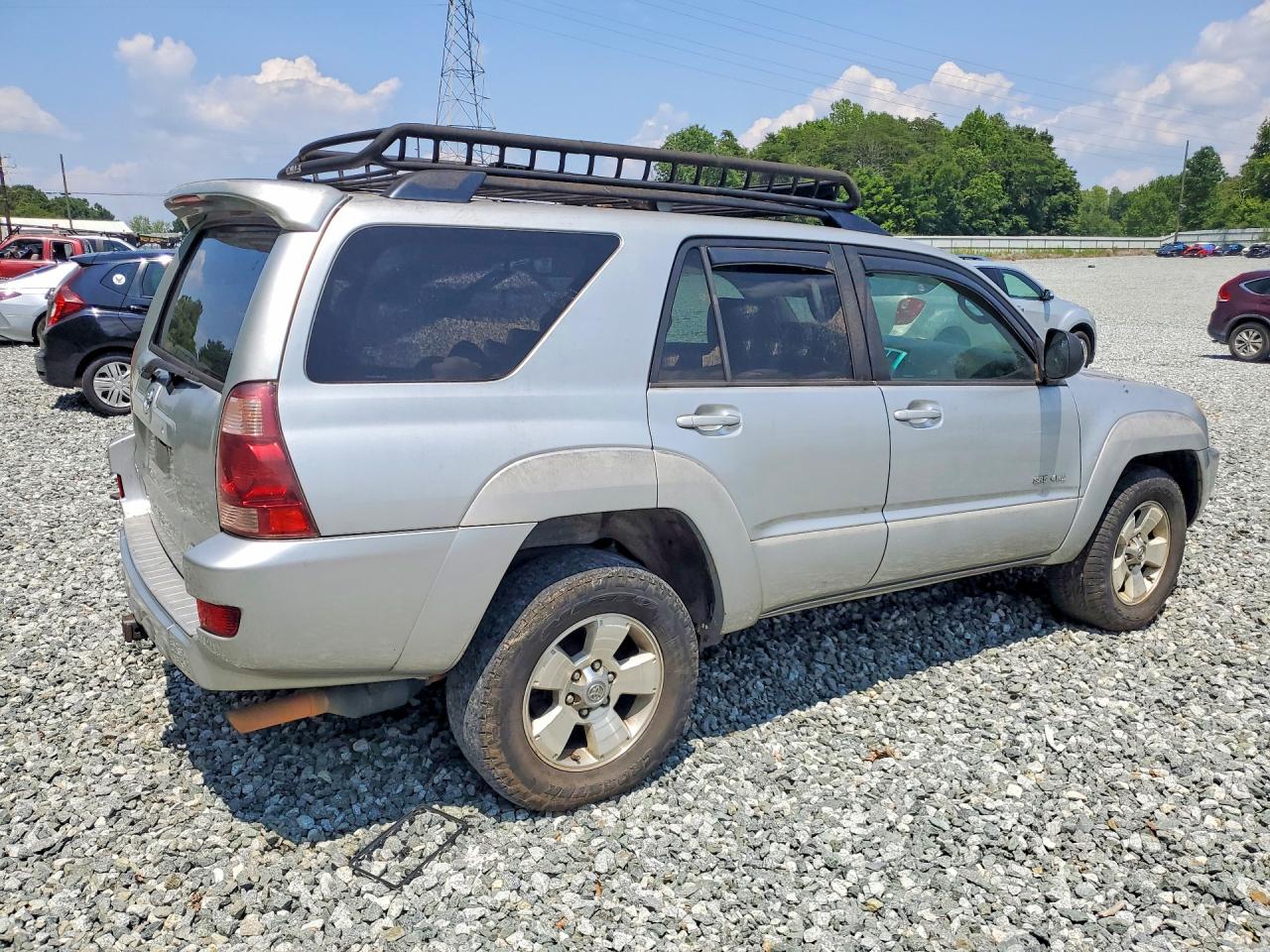 2005 Toyota 4runner Sr5 Silver vin: JTEBU14R058040062