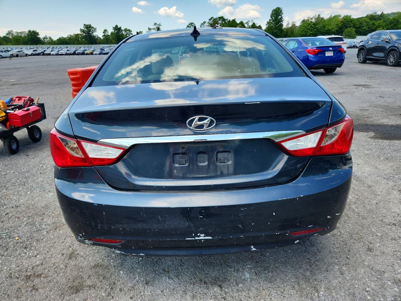 2013 Hyundai Sonata Gls Blue vin: 5NPEB4AC3DH622410