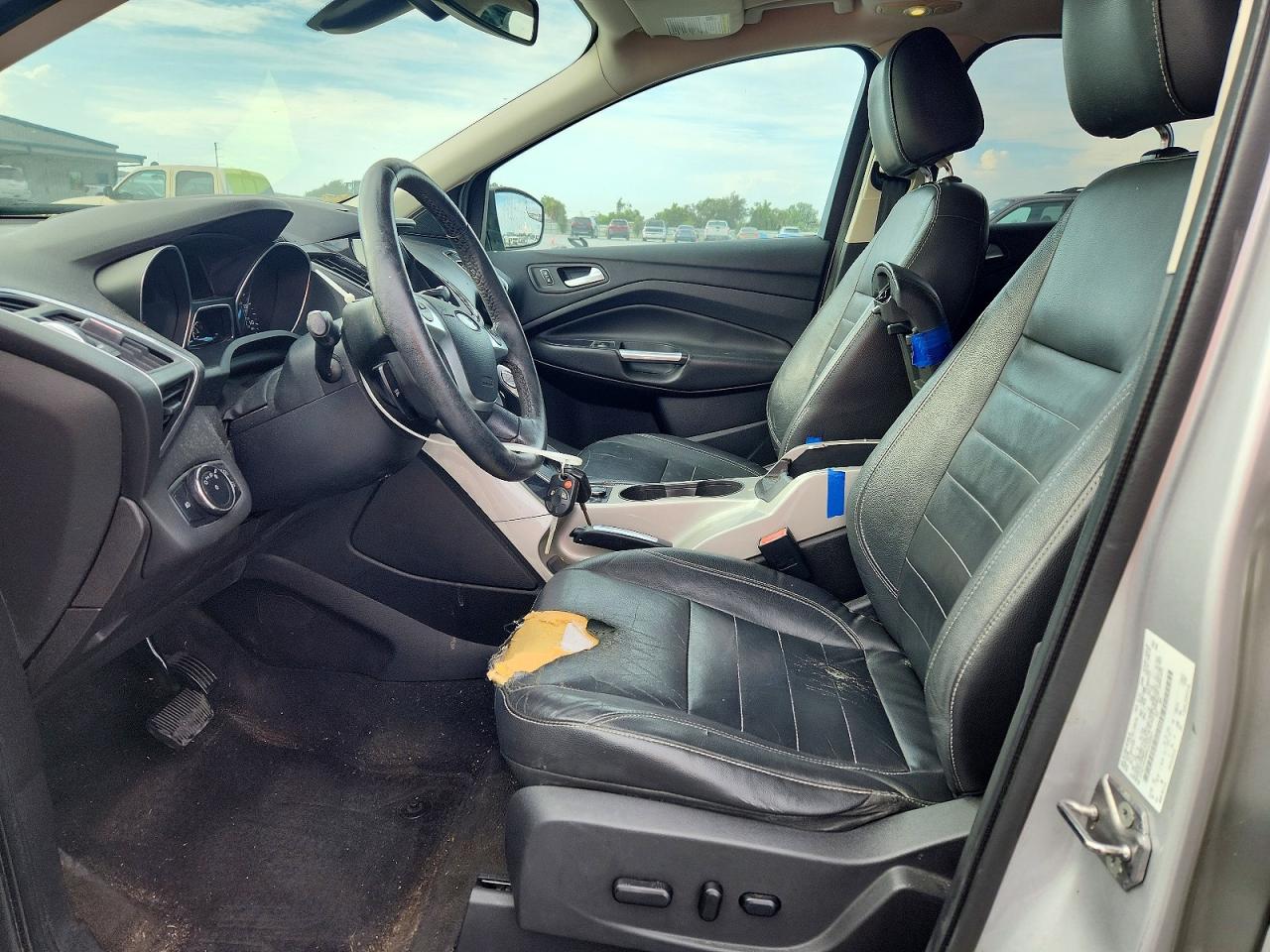 2013 Ford Escape Sel Silver vin: 1FMCU0H95DUC55807
