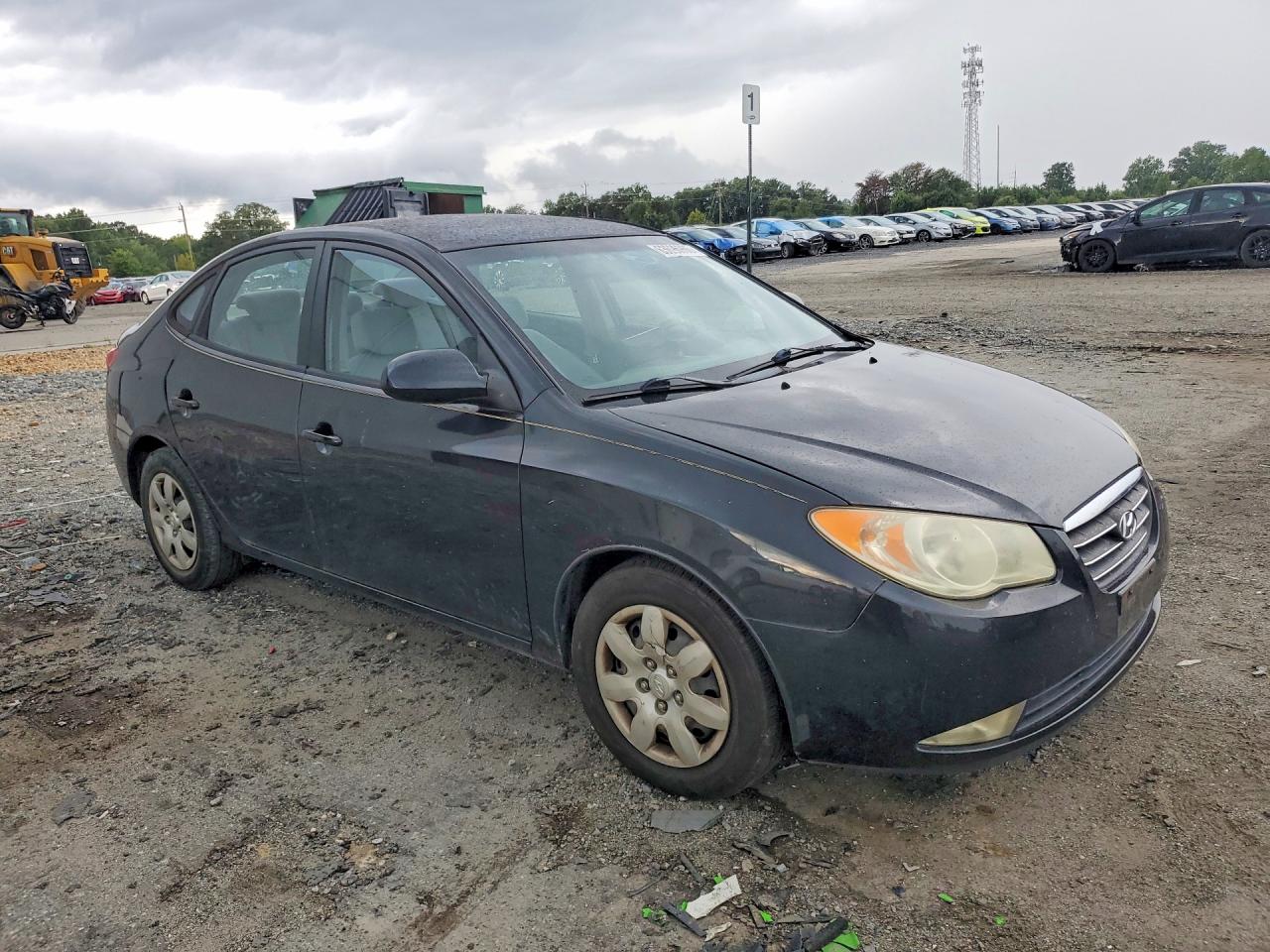 2008 Hyundai Elantra Gls Black vin: KMHDU46D88U566821