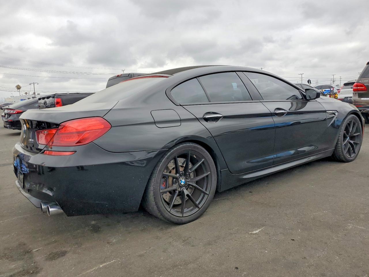 2014 Bmw M6 Gran Coupe Black vin: WBS6C9C51ED466705