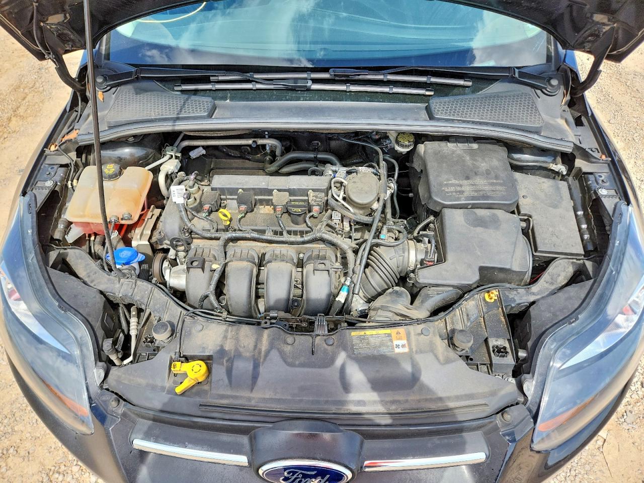 2014 Ford Focus Titanium Черный vin: 1FADP3N28EL227506