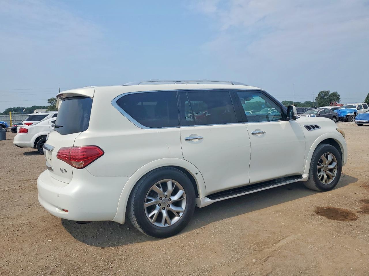 2012 Infiniti Qx56 Base Белый vin: JN8AZ2NE2C9022130