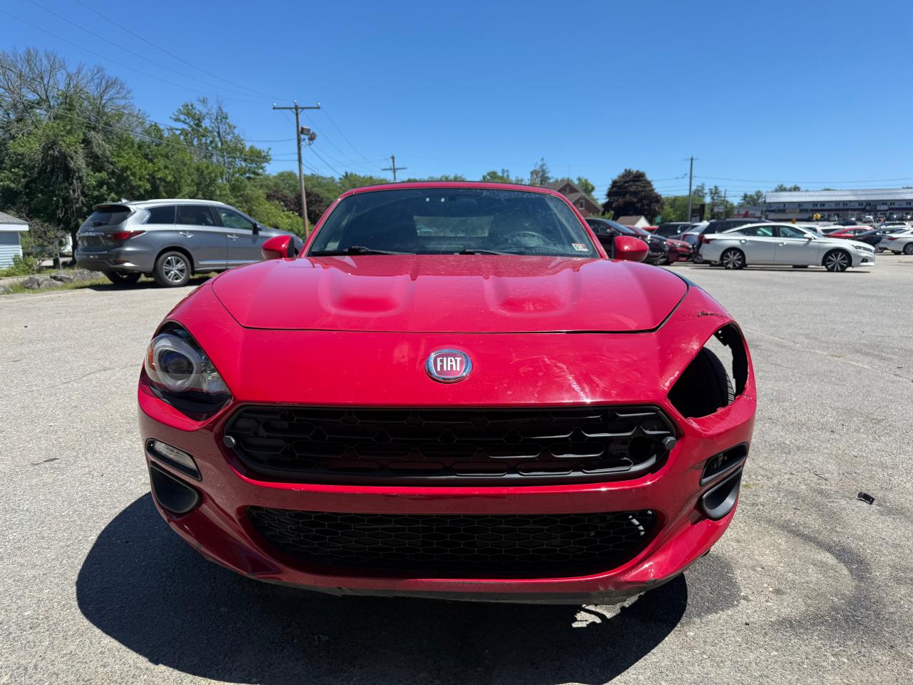2017 Fiat 124 Spider Classica Red vin: JC1NFAEK9H0122868