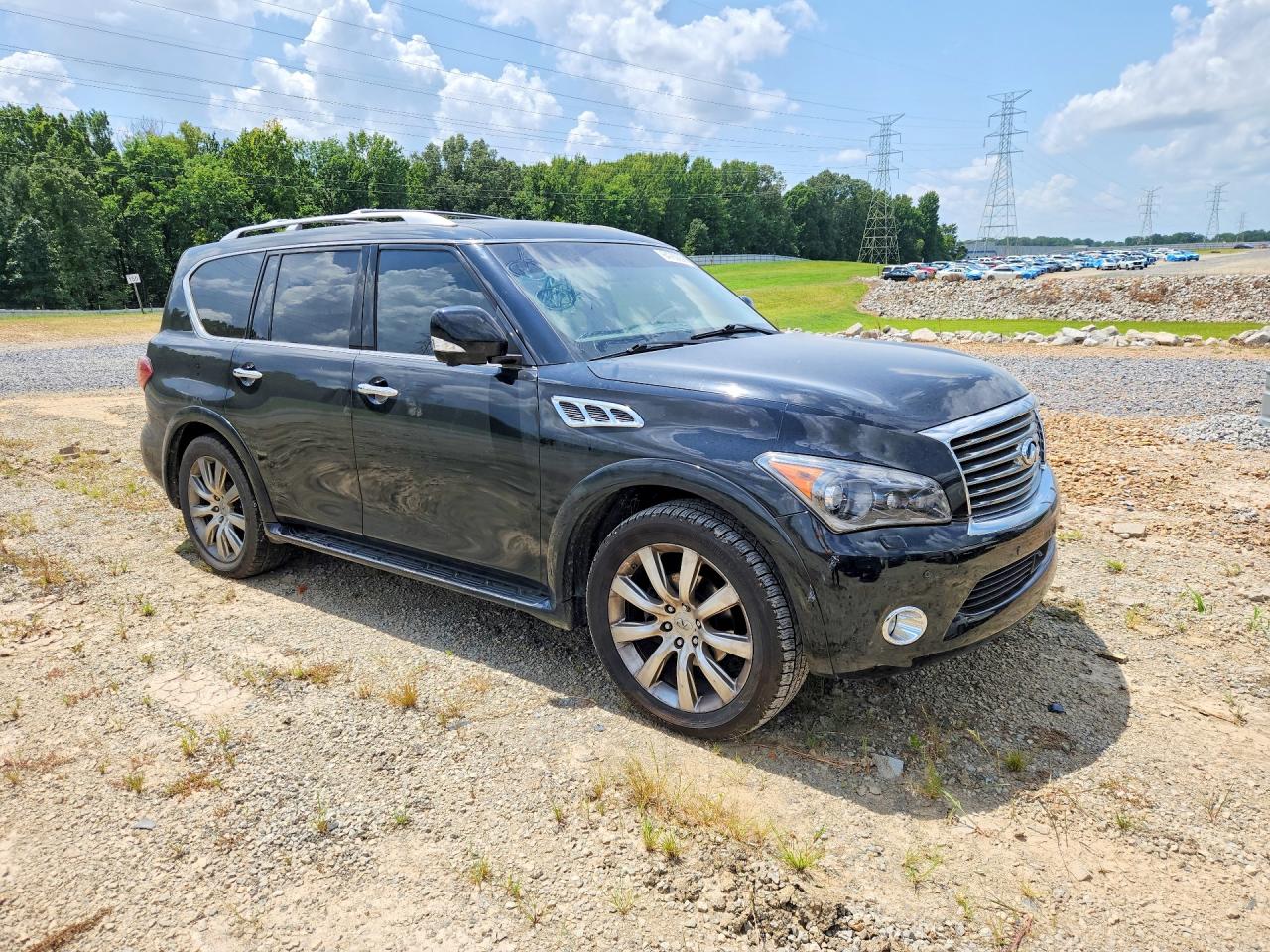 2013 Infiniti Qx56 Base Black vin: JN8AZ2NF4D9550911