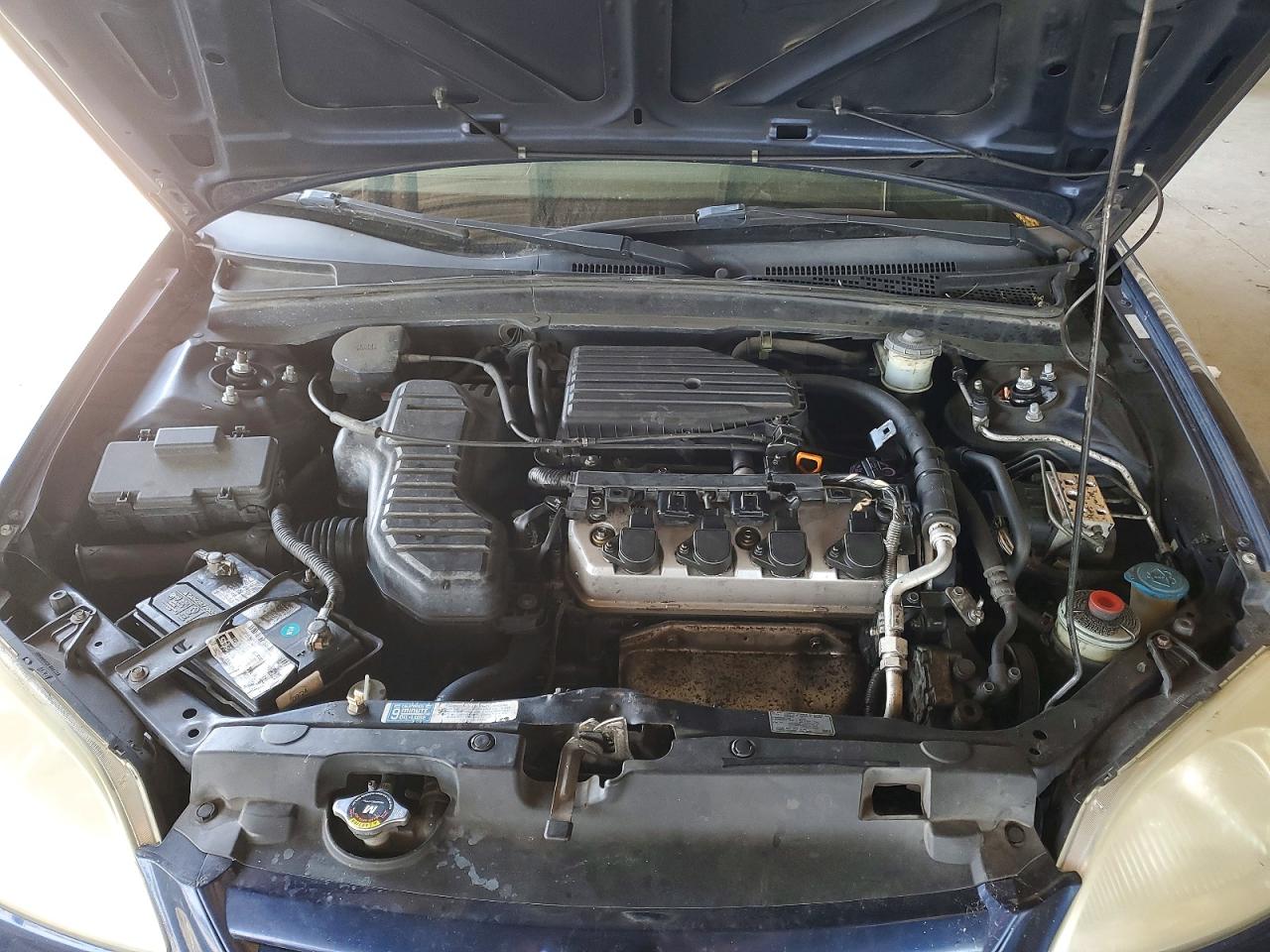 2001 Honda Civic Ex Blue vin: 2HGES267X1H552197