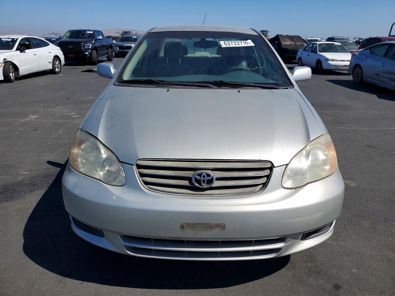 2003 Toyota Corolla Le Silver vin: JTDBR32E632012025