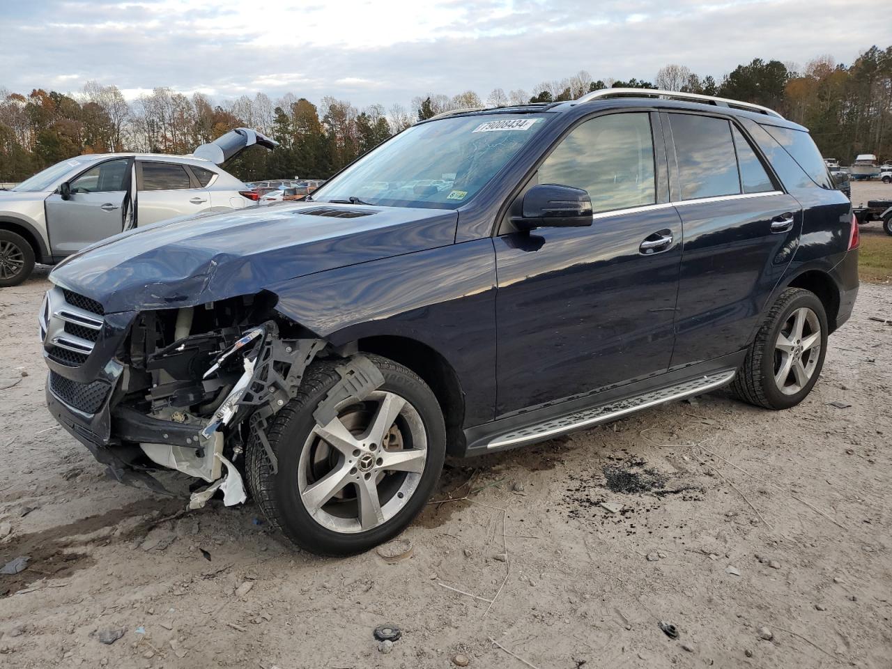 2017 Mercedes-benz Gle 350 4matic Blue vin: 4JGDA5HB0HA994524