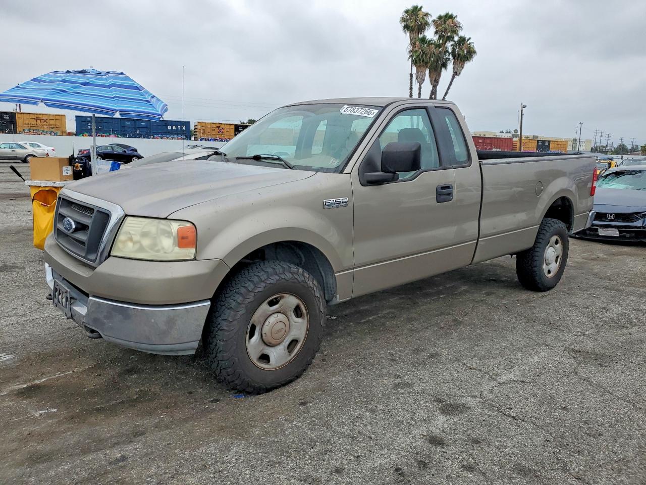 2004 Ford F150 Tan vin: 1FTRF14544NB71313