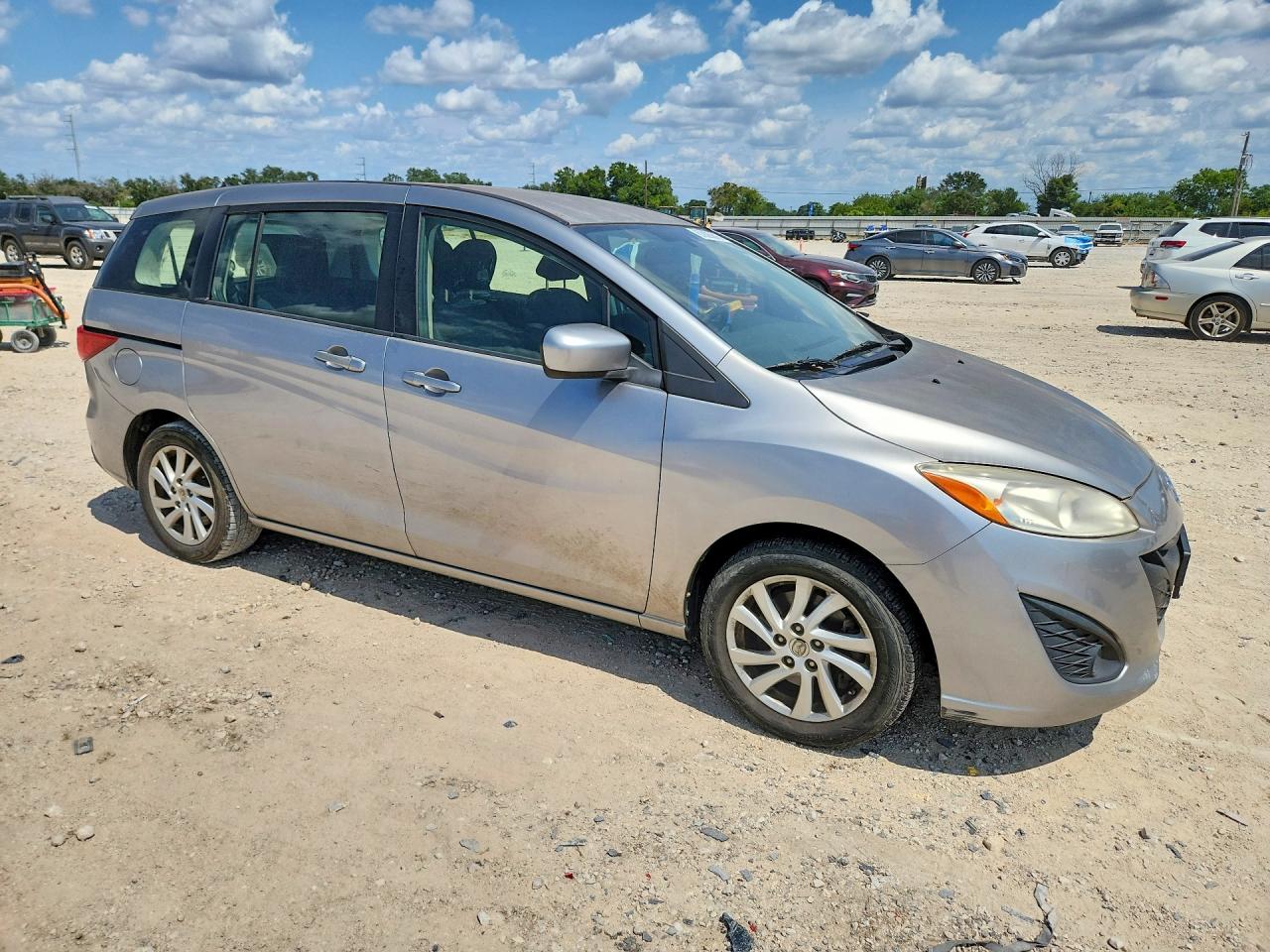 2012 Mazda 5 Silver vin: JM1CW2BL4C0125358