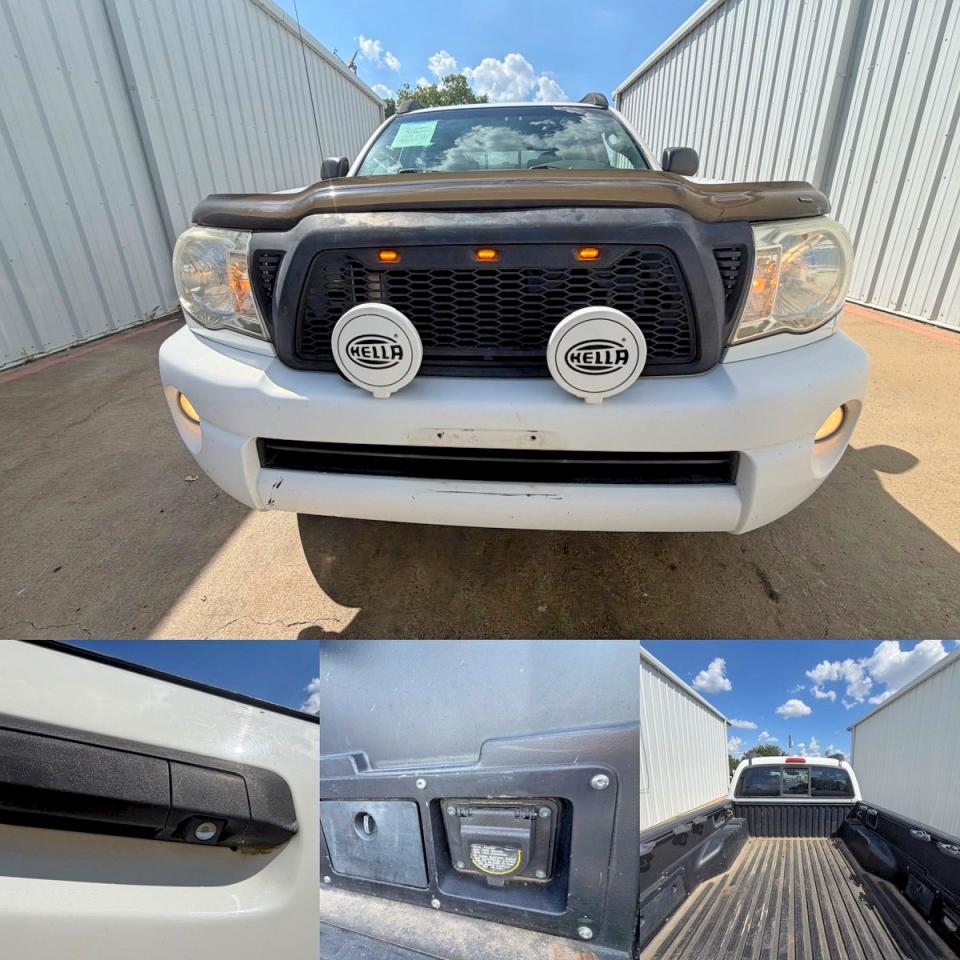 2010 Toyota Tacoma Double Cab Белый vin: 5TELU4EN0AZ740467