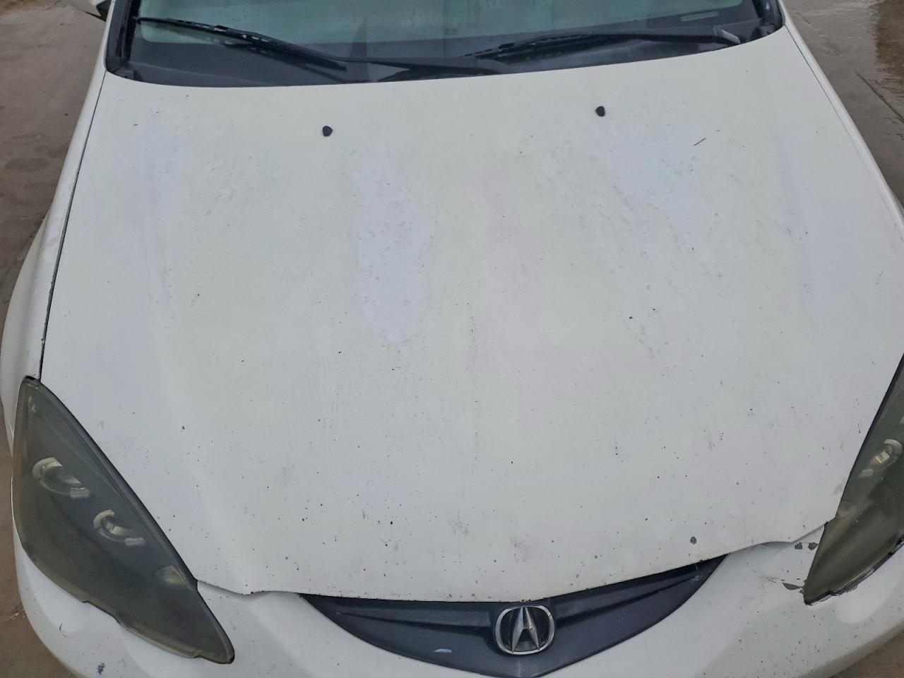 2004 Acura Rsx White vin: JH4DC548X4S005740
