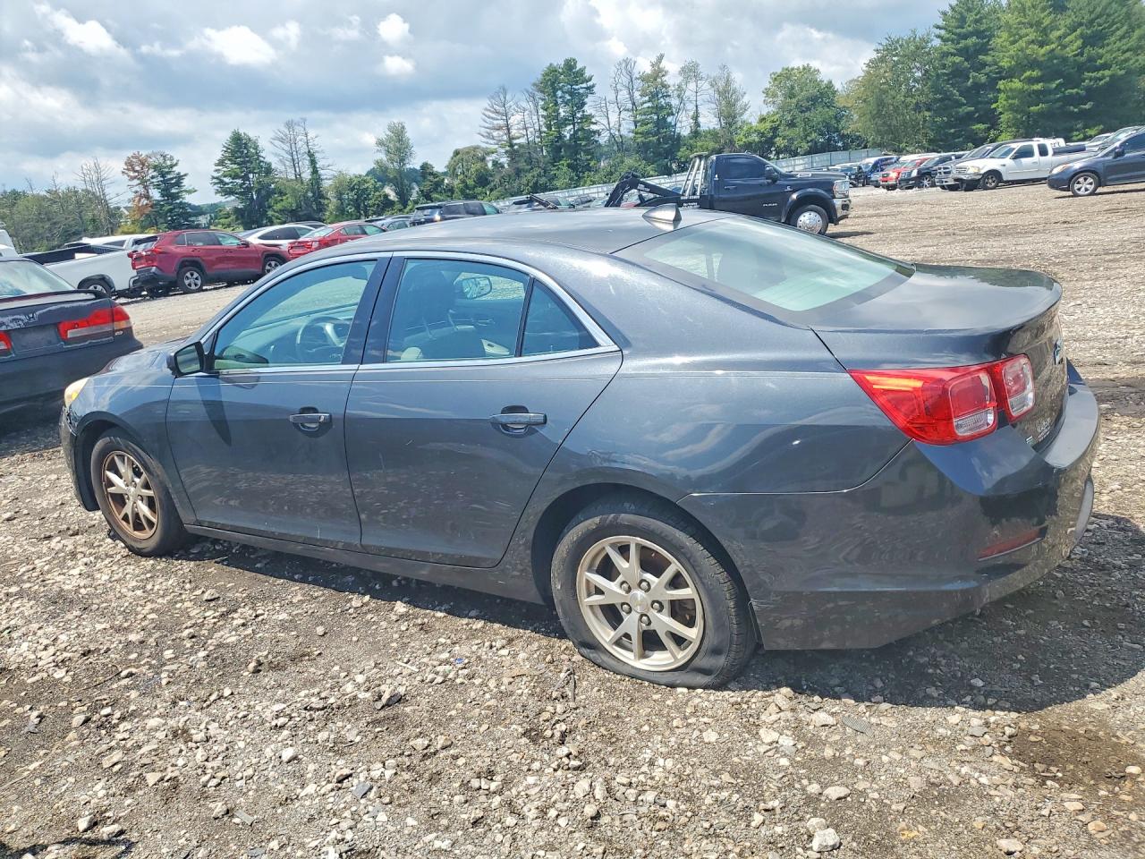 2014 Chevrolet Malibu Ls Gray vin: 1G11A5SL5EF202917