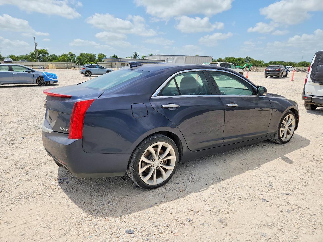 2015 Cadillac Ats Performance Blue vin: 1G6AJ5SX7F0121449