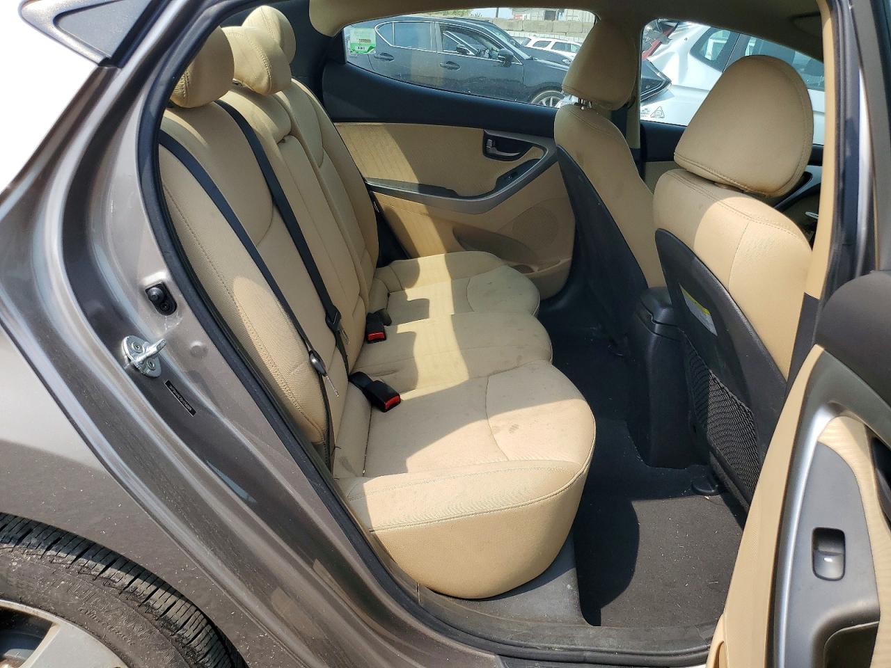 2013 Hyundai Elantra Gls Beige vin: 5NPDH4AE1DH156889