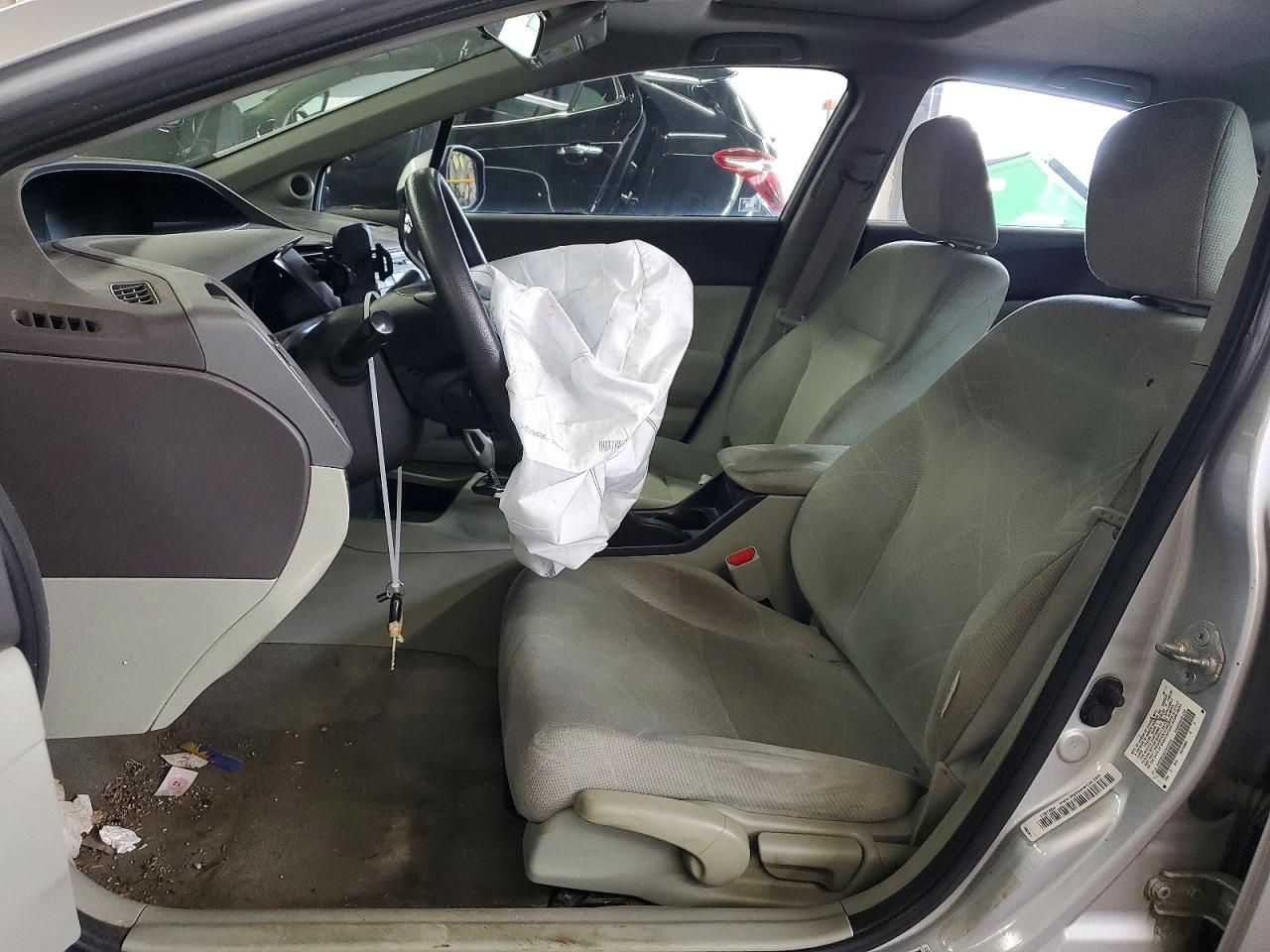 2012 Honda Civic Ex Silver vin: 2HGFB2F81CH519752