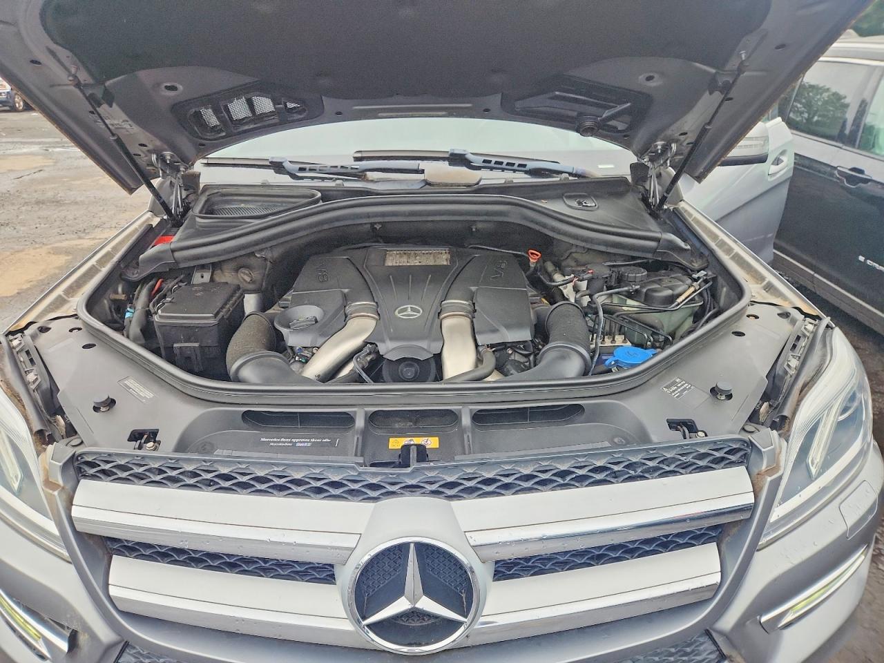2014 Mercedes-benz Gl 450 4matic Silver vin: 4JGDF7CE1EA427751