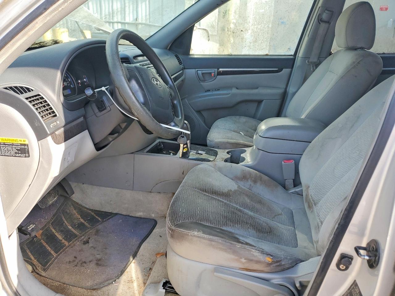 2007 Hyundai Santa Fe Gls Silver vin: 5NMSG13D87H047778
