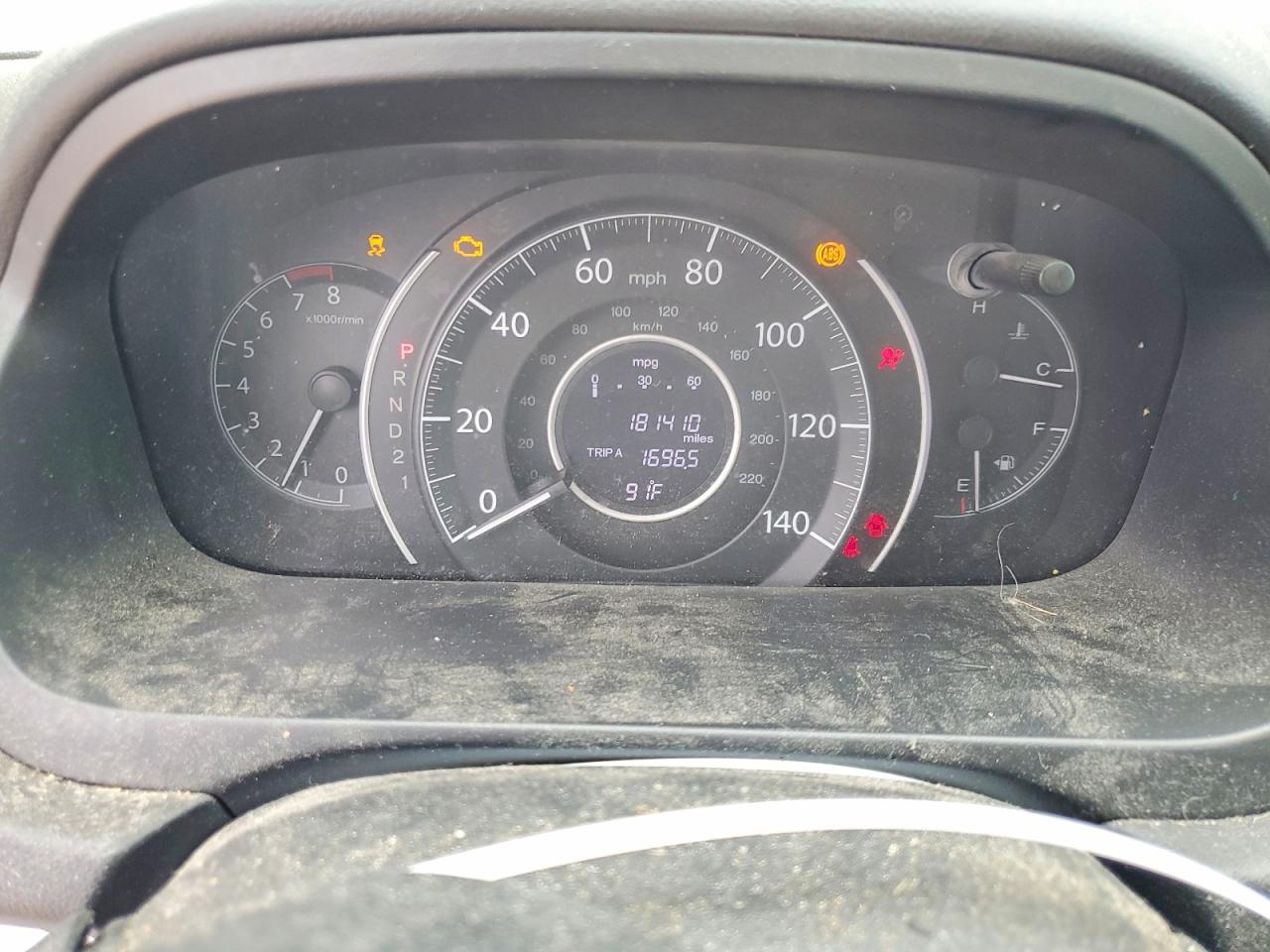 2012 Honda Cr-v Lx Green vin: 5J6RM3H36CL032167