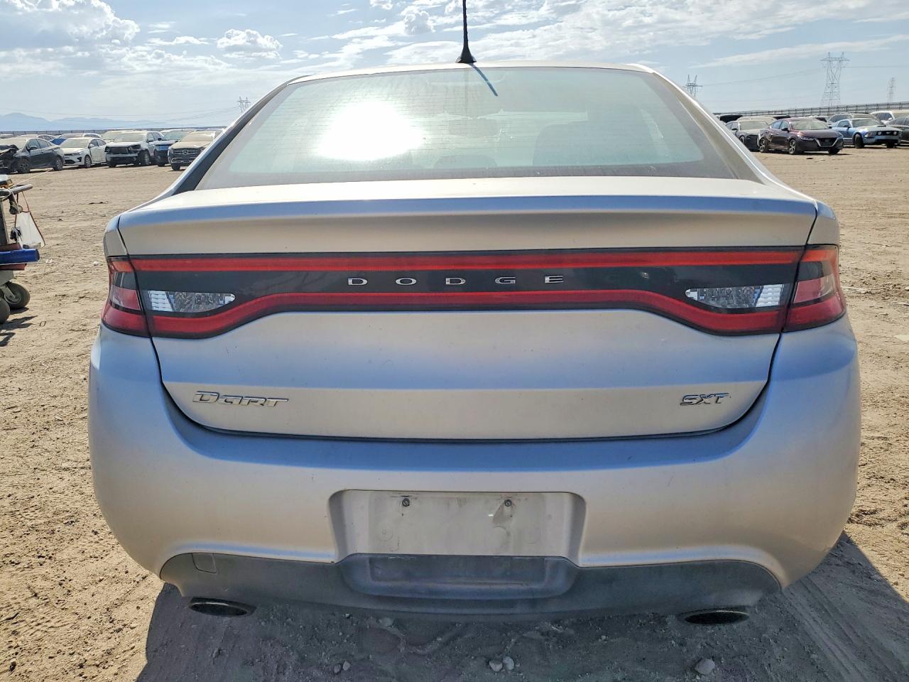 2013 Dodge Dart Sxt Silver vin: 1C3CDFBA0DD309352
