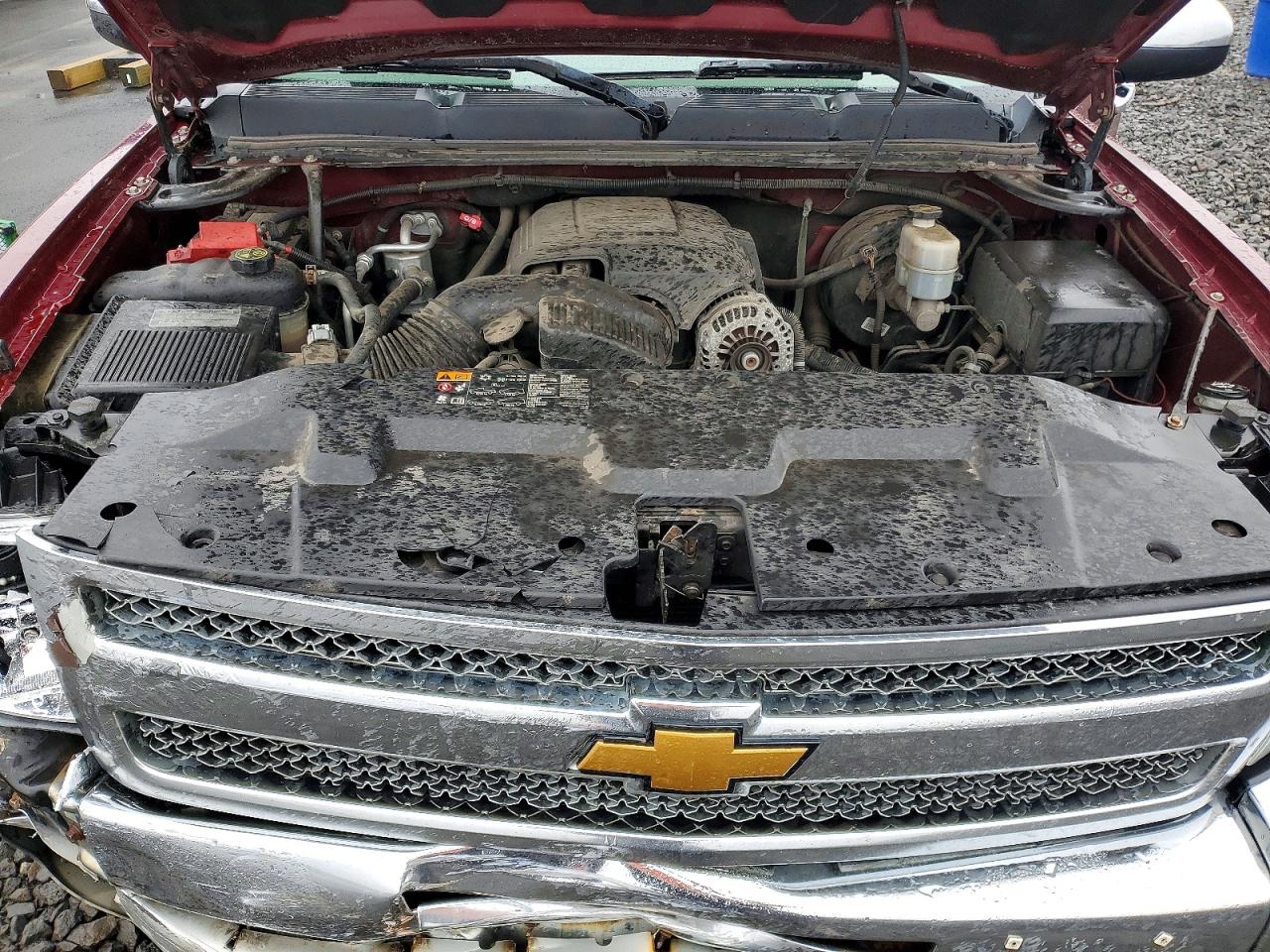 2013 Chevrolet Silverado K1500 Ls Maroon vin: 1GCRKREA0DZ385617