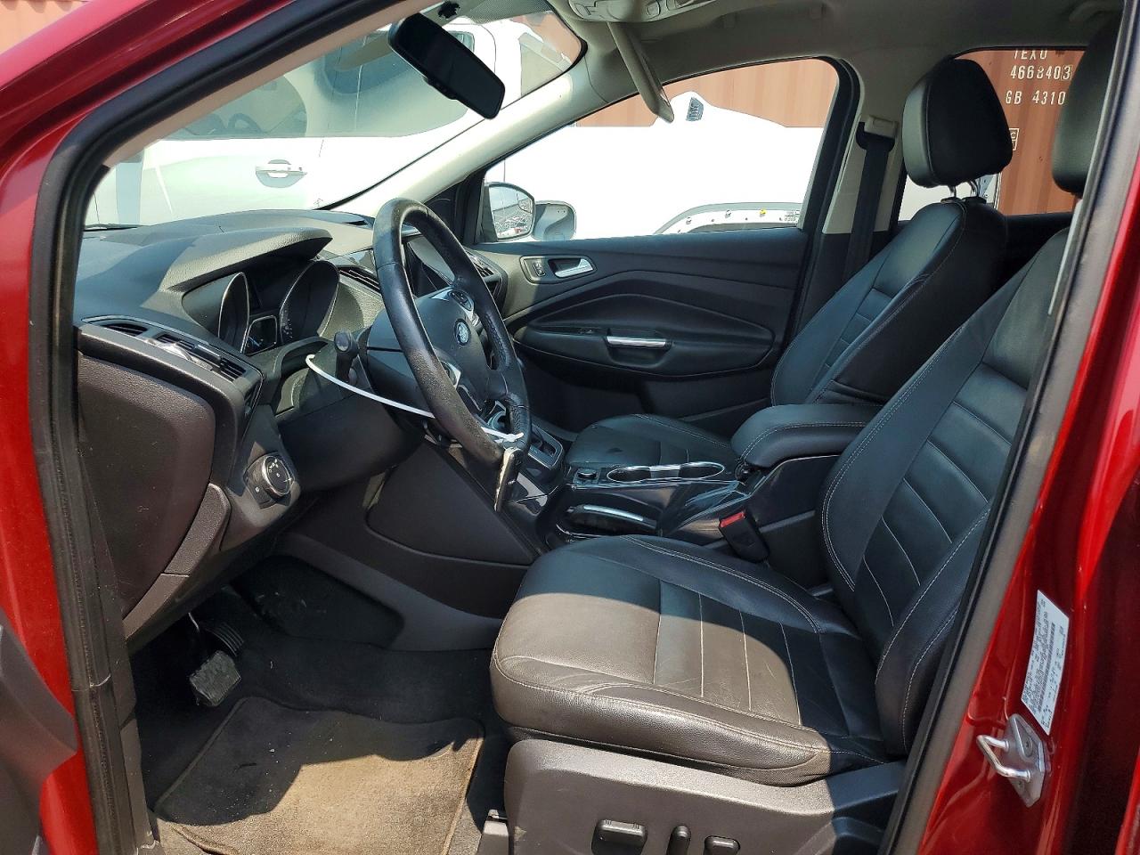 2014 Ford Escape Titanium Red vin: 1FMCU9JX0EUB53328