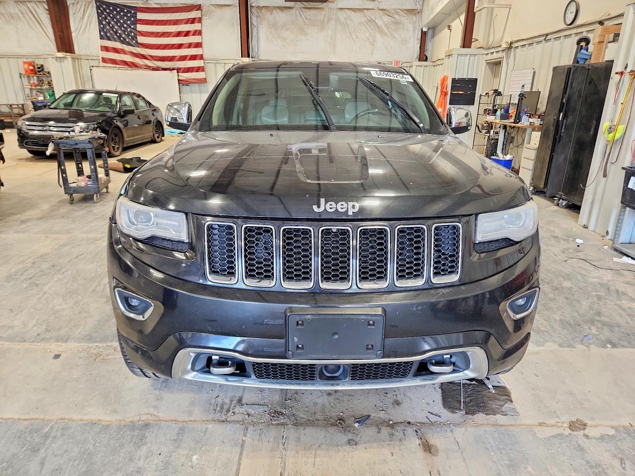 2014 Jeep Grand Cherokee Overland Black vin: 1C4RJFCT7EC105590