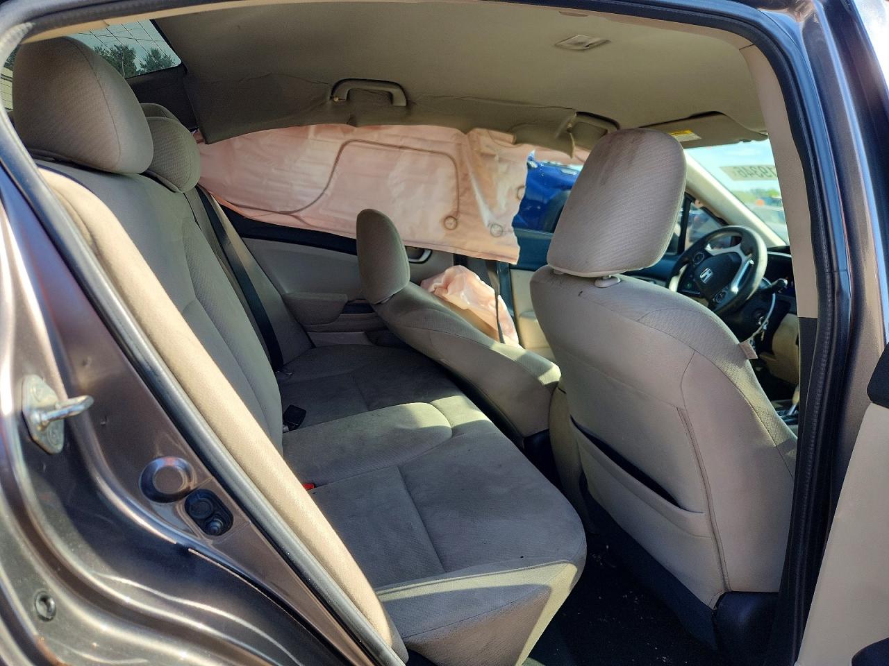 2013 Honda Civic Lx Gray vin: 2HGFB2F54DH563039